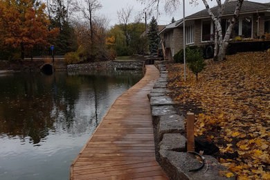 Example of a large minimalist dock design in Other