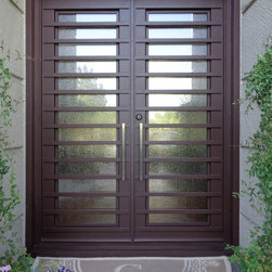 Fairfax - Iron & Glass Entry Door - Front Doors