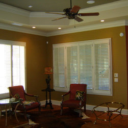 Plantation wood shutters - Window Treatments