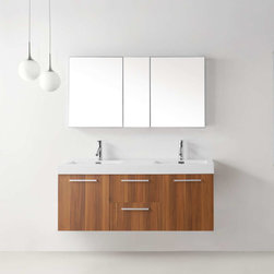 54 inch Double Sink Bathroom Vanity - Bathroom Vanities And Sink Consoles