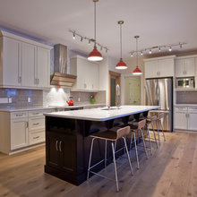 White and Dark cabinetry