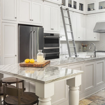 Exposed Brick Kitchen