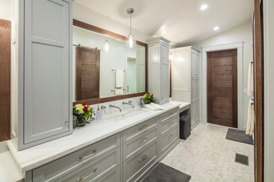 Bathroom - farmhouse bathroom idea in Other