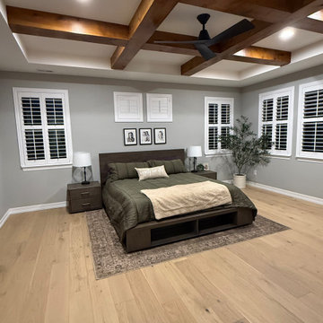 Builder-Grade Carpet Replacement to Full Upstairs Hardwood