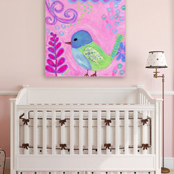 Lavender Green Bird - Products