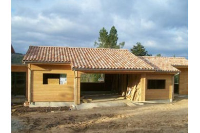 Réalisations à Mercuer en Ardèche - Maison en bois