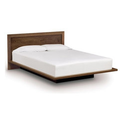 Moduluxe Platform Bed with Panel Headboard-35" Series - Platform Beds