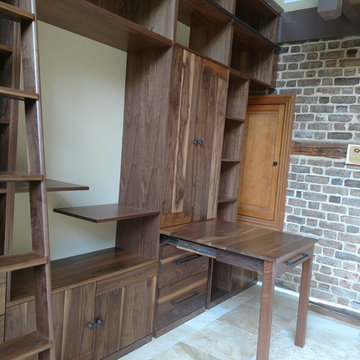 Custom Walnut Built In - Fairfax Station