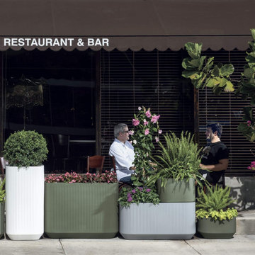 Green Barrier Planters - Divide the Space with Planters