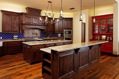 Example of a tuscan kitchen design in Other