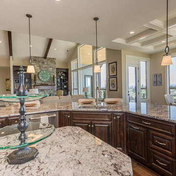 Kitchen - The Overlook - Cascade Craftsman on Prune Hill