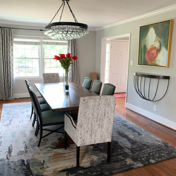 Whole house refresh- furniture, lights, paint etc.