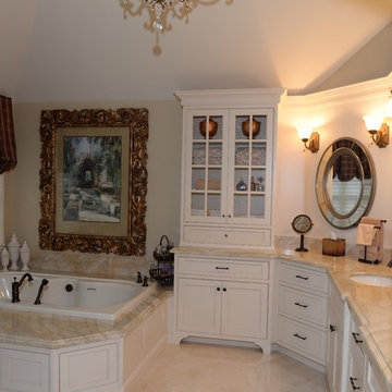 Spacious master bath