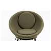 Mid Century Upholstered Cup Chair, Dark Olive