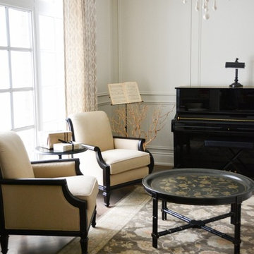 Transitional Family Room