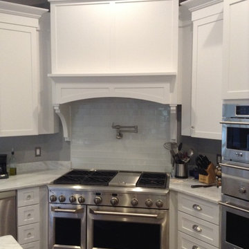 White Transitional Kitchen