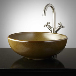 Delavan Hand-Glazed Vessel Sink - Bathroom Sinks