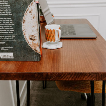 Butcher Block Computer Desk