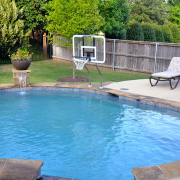 Colleyville Corner Lot Hillside Creation
