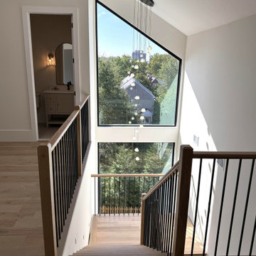 Project #139 | Four Story Modern Floating Staircase