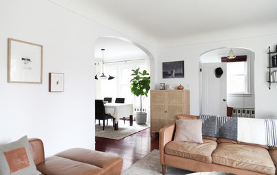 My Houzz: Calming Style in a Chicago Brick Tudor Bungalow