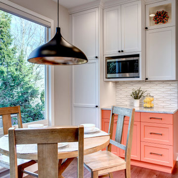 Colorful Family Kitchen & Living Room |  Sammamish, WA