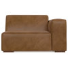 Rex Right-Arm Sofa Module, Caramel Brown