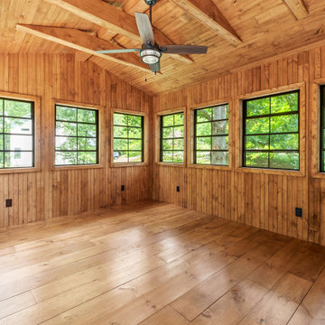 Rustic Comfort: Custom 3-Season Room