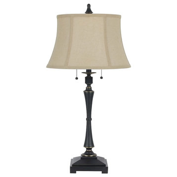 31" Height Metal Table Lamp In Oil Rubbed Bronze