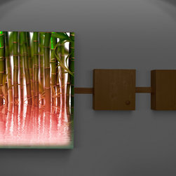 Lighted wall decor- color changing lights - Home Decor