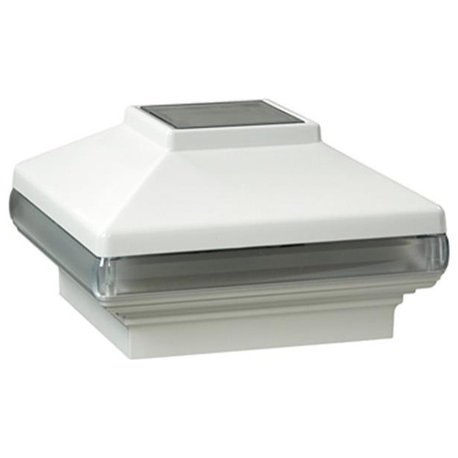 Universal Consumer Products  4 x 4 Solar Post Cap - White