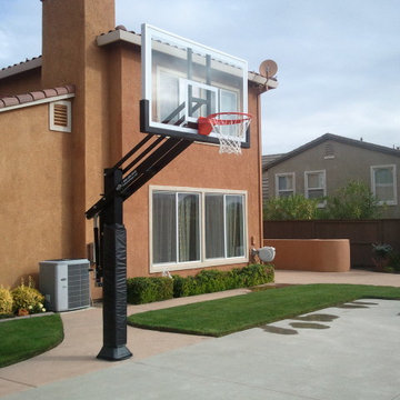 Rita S's Pro Dunk Platinum Basketball System on a 22x44 in El Dorado Hills, CA