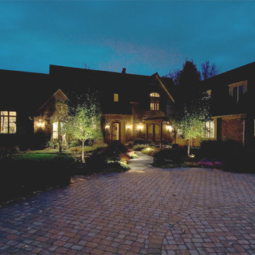 Bluestone Walk, Pergola, and Plantings
