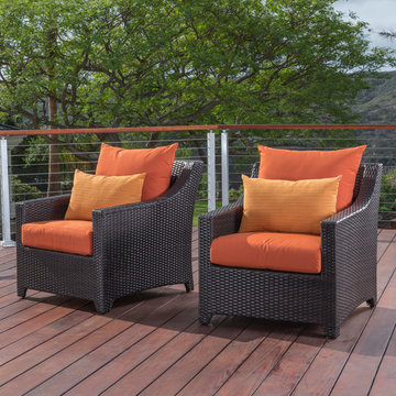 Deco™ Club Chairs - Tikka Orange