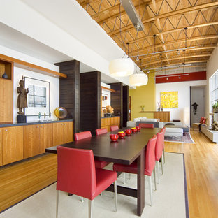 ダラスのモダンスタイルのLDKの画像