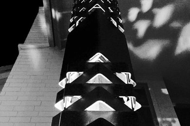 Industrial Weave - Architectural Lit Sculpture