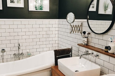 Eclectic home design photo in Montreal
