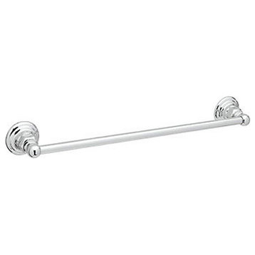Rohl Country Bath 24-In Towel Bar, Chrome