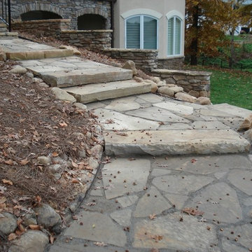 Irregular Tennessee Flag Stone & Steppers
