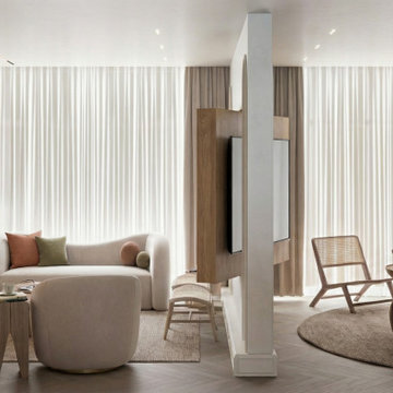 Calm Open-Concept Living Interior
