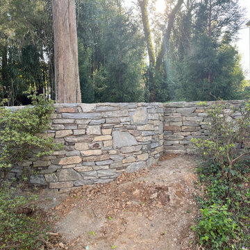 Double Sided Field Stone Wall in Bethesda MD