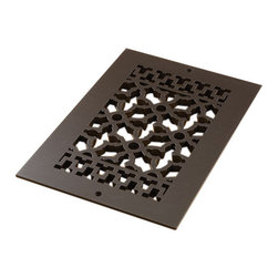 Reggio Register - Reggio Register 612, Oil-Rubbed Bronze Aluminum, Holes - Registers Grilles And Vents
