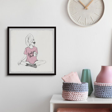 "Lazy Day" Framed Painting Print