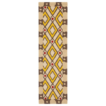 Safavieh Four Seasons Collection FRS455 Rug, Beige/Yellow, 2'3"x6'