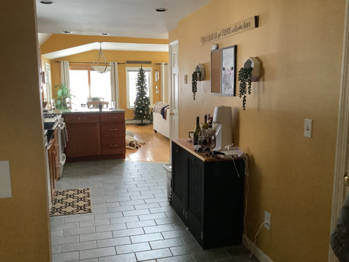 Empty kitchen wall design ideas