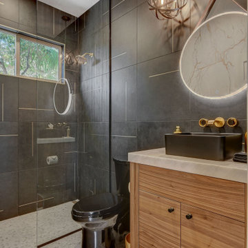 Trendy Hall Bath in Anthem Country Club