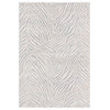 Unique Loom Meghan Finsbury Rug, Gray and Ivory, 4'x6'
