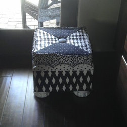 small footstool - Footstools And Ottomans
