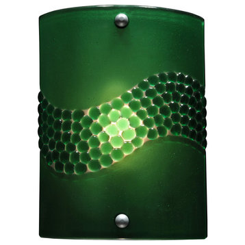 8.25W Metro Fusion Green Pietre Wall Sconce
