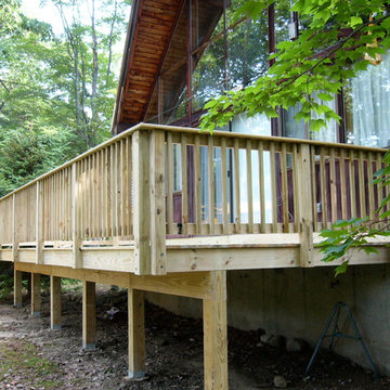 All Wood Deck
